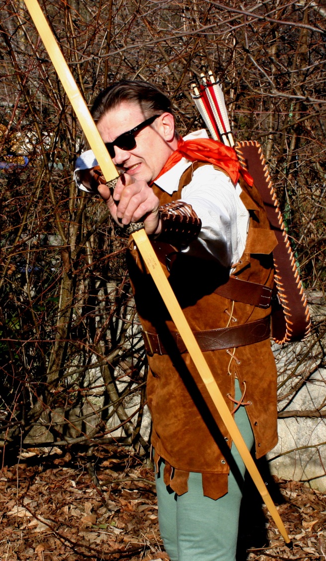 Shooting für "Robin Hood"-Linie, Styrian Archery LegendStick-Peter O. Stecher