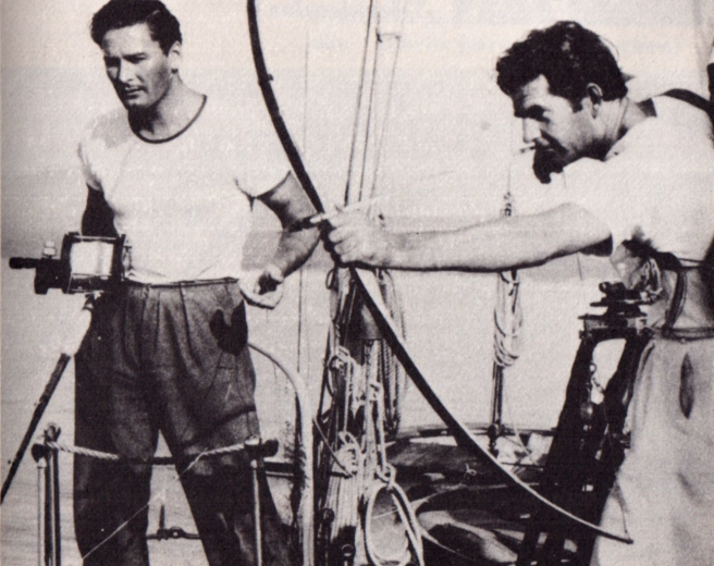 Sword Fishing with Howard Hill and Errol Flynn